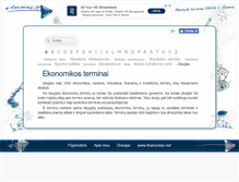 Tablet Screenshot of e-terminai.lt